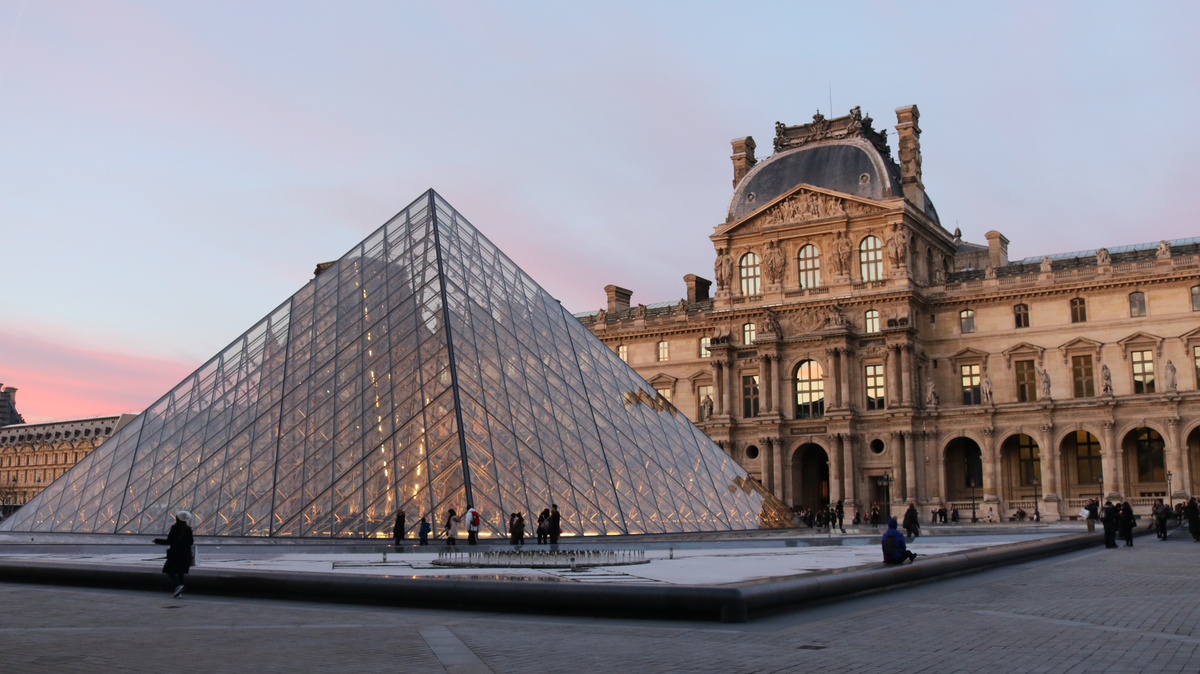 Louvre Museum in Paris, France